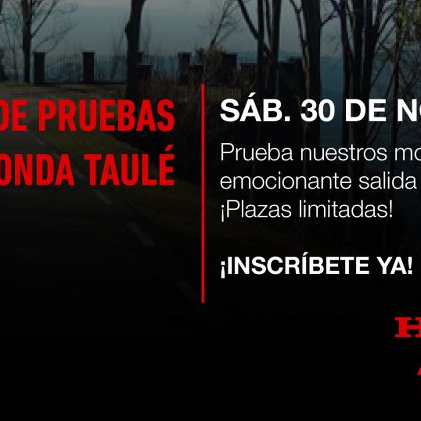 SALIDA AL MONTSENY CON LAS MOTOS DE PRUEBA DE HONDA TAULÉ